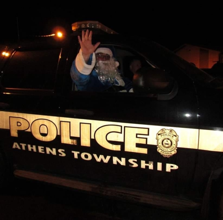 Sirens for Santa - Athens Township Police Department Southern Tier Tuesdays